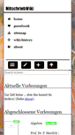 Mobile Screenshot of mitschriebwiki.nomeata.de